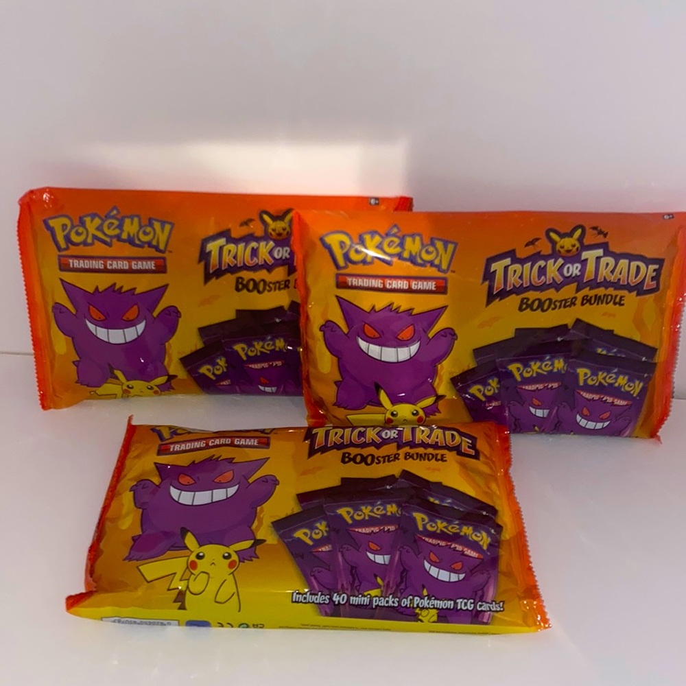 3 Pokemon Trick or Trade BOOster Bundle